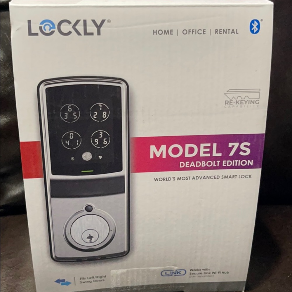 Model 7S Deadbolt Edition Advanced Smart LOCKLY .